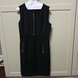 Tory Burch black wool power dress